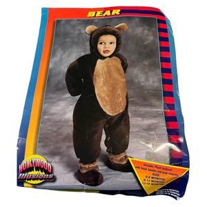 Hollywood Illusions Bear Costume Size 0-6 Months Brown